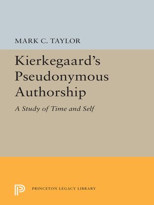 cover image of Kierkegaard's Pseudonymous Authorship